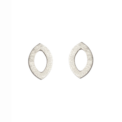 Petal sterling silver studs