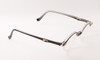 Designer Eye Glasses By Winchester in Black and Clear Half Rim Effect
