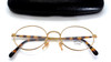 Vintage Gold Oval Frames With Turtle Coloured Arms