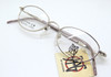 Jean Paul Gaultier 0010 Titanium Designer Oval Shaped Frames With Bowed Temples 48mm