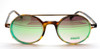 Les Pieces Uniques DANTE Round Style Light Tortoiseshell WITH CLIP ON SUNGLASSES