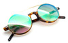 Les Pieces Uniques DANTE Round Style Light Tortoiseshell WITH CLIP ON SUNGLASSES