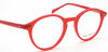 Anglo American 406 OP2 Bright Red Acrylic Glasses Frames