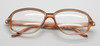 Burnt Orange Optyl Acrylic Eyewear By Christian Dior