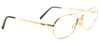 Carrera 5821 Vintage Aviator Style Glasses In A Shiny Gold Finish