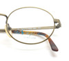 Antique Gold Engraved Polo Classic 36/A Oval Style Frames By Ralph Lauren 48mm Lens Size