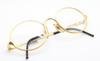 Gianfranco Ferre GFF50/N 38F gold oval glasses from www.theoldglassesshop.co.uk