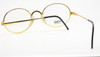 LAST ONE! Gianfranco Ferre Lunettes GFF 50/N Gold Oval frame 51mm Lens Size