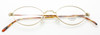 Kookai AZYGO K026 Oval designer frames in Gold and Tortoiseshell