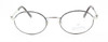 Winchester WITNESS 776 Silver & Black Thick Rimmed Vintage Oval Prescription Glasses