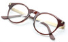 Hand Made Round Style Italian Glasses By PRIDE Eyewear In A Tan Acetate Model 603