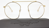 Unique AGROPOLI Original Vintage Round Style Eyewear In A Gold Finish 46mm