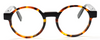 Designer Italian Round Glasses In Tortoiseshell Effect At www.theoldglassesshop.co.uk