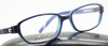 Beautifully BLUE! Gucci 2446 Thick Rimmed Rectangular Acrylic Vintage Glasses Frames