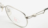 YAMAMOTO 4113 Matt Silver Finish Rectangular Japanese Designer Eyewear 49/51mm Eye Size