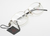 YAMAMOTO 4113 Matt Silver Finish Rectangular Japanese Designer Eyewear 49/51mm Eye Size