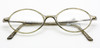 HOKA By Winchester Oval Grey/Green Horn Effect Vintage Glasses