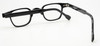 Frame Holland 705 Hand Made Preciosa Small Square Style Black Acetate Glasses