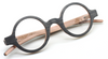 Wooden True Round Eyewear  Hand Made To Order In Italy  by FEB31st Model CALLISTO