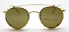 Panto Shaped 14Kt Rolled Gold Hilton Frames With Matching Sun Clip At www.theoldglassesshop.co.uk