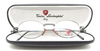 Oval Designer Tonino Lamborghini 084 Metal Eyeglasses In A Metallic Grey Finish