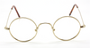 Shiny Gold Hypoallergenic True Round Eyewear At The Old Glasses Shop