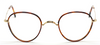 Panto NHS Style Spectacles By Beuren With Saddle Bridge And Chestnut Rims 42mm With Straight OR Curlside Arms NOW WITH MATCHING SUN CLIP!