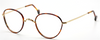 Panto NHS Style Spectacles By Beuren With Saddle Bridge And Chestnut Rims 42mm With Straight OR Curlside Arms NOW WITH MATCHING SUN CLIP!