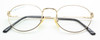Vintage Polo Ralph Lauren Classic XVI/N Rose Gold Metal Oval Glasses 50mm