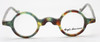 Anglo American Groucho HYBG in a green and multi turtle from www.theoldglassesshop.co.uk