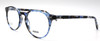 Designer blue panto classic eyewear from Les Pieces Uniques