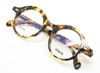 Les Pieces Uniques EMMA Tortoiseshell Effect Acetate Round Style Glasses  46mm Lens Size