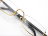 Hilton Exclusive 101 Reading Glasses Shiny Gold Eyewear 50mm Lens Size