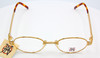 Wonderful Vintage JPG 57-5107 Oval Shaped Gold Plated Designer Glasses 48mm Lens Size