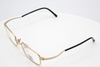 Vintage Rectangular Eyewear By Jean Paul Gaultier 57-7104 Designer Matt Gold Glasses 48mm/50mm Eye Size