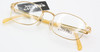22kt Gold Plated Eyewear By Jean Paul Gaultier 55-5107 Vintage Designer Spectacles With A 49mm Lens Size