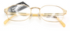 22kt Gold Plated Eyewear By Jean Paul Gaultier 55-5107 Vintage Designer Spectacles With A 49mm Lens Size