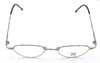 JPG Shiny Silver 0006 Oval Shaped Glasses Brilliant Vintage Eyewear In A 45mm/47mm Lens Size