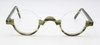 Lower half rimmed vintage style spectacles by Schnuchel at The Old Glasses Shop Ltd