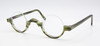 Round half rimmed spectacles hand made in Germany by Schnuchel can be bought at www.theoldglassesshop.co.uk