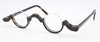 True round lower half rimmed eyewear by Schnuchel at www.theoldglassesshop.co.uk