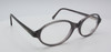 Oval Vintage VERSACE Eyewear V20 Translucent Grey Acrylic Spectacles 50mm Lens Size