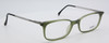 Vintage VERSACE Eyewear B78 Rectangular Green Spectacles With Silver Metal Arms 49mm Lens Size