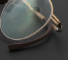 Vintage Style Glasses By Undostrial SOFT GOLD SPRINGE 18 Stainless Steel Spectacles With Spring Temple 45mm Eye