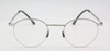 Lightweight stainless steel spectacles in a panto shape by Undostrial at The Old Glasses Shop Ltd