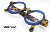 True Round Schnuchel 4030 Vintage Design Eyewear In A Blue & Tortoiseshell Effect Finish 37mm/43mm Lens Sizes WITH MATCHING SUN CLIP