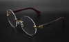 Eyes On Italy: Rimless True Round Eyewear Hand Made To Order In Italy by FEB31st Model SIMONA