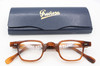 Small Square Style Glasses By Frame Holland 705 Hand Made Preciosa Eyewear In A Warm Brown Acetate