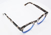 Thick Rim Rectangular Handmade Prescription Glasses By Schnuchel Model 4897 In A Superb Blue & Tortoiseshell Acetate 47mm