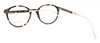 Panto shaped eyewear in tortoiseshell effect acetate and shiny gold titanium - fantastic glasses by Tom Ford!